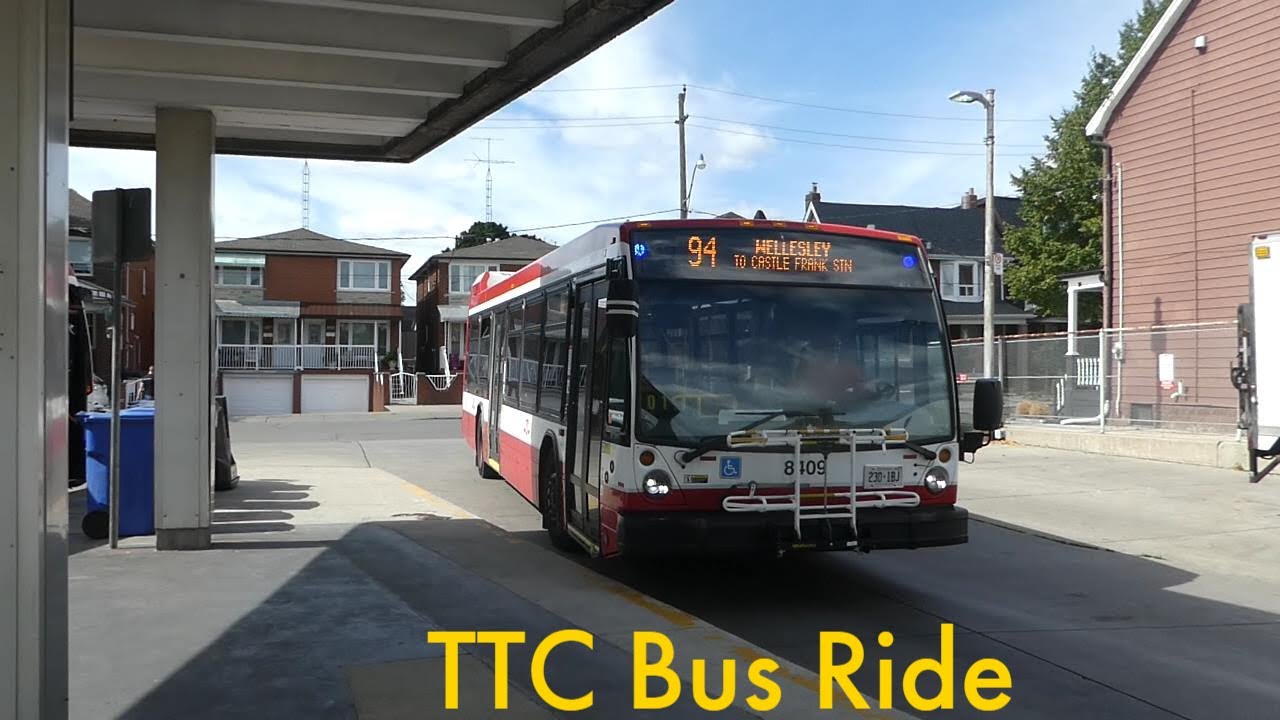 Toronto TTC 94 Wellesley Bus Ride From Ossington to Wellesley Station 9/20/2022