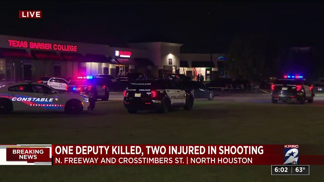 Harris County Pct. 4 deputy killed, 2 other deputies injured after possible ambush at a bar in n...