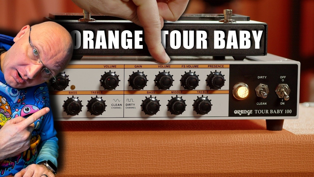 SO MUCH ROCK IN SUCH A SMALL PACKAGE! Orange Tour Baby Amp
