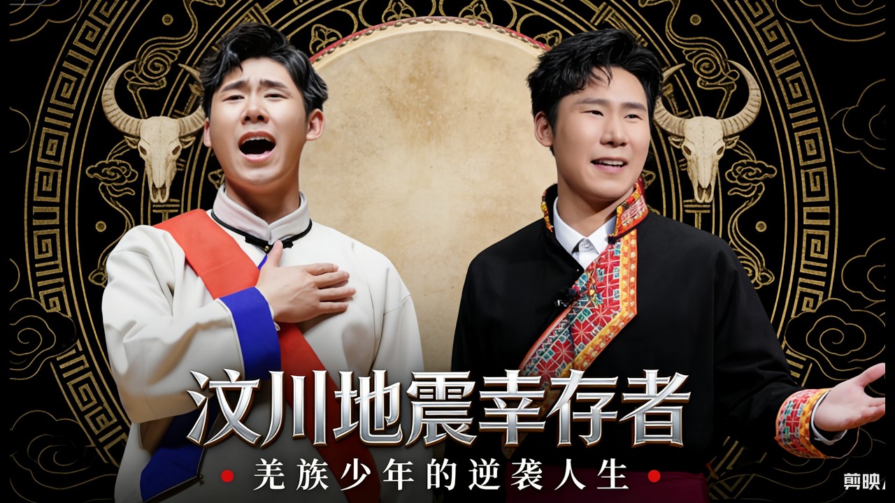從汶川地震倖存少年，到《中國唱將》前三！王餅的歌聲為何讓人落淚？#王餅 #中國唱將 #星光大道 #羌族文化 #民族音樂 #汶川地震