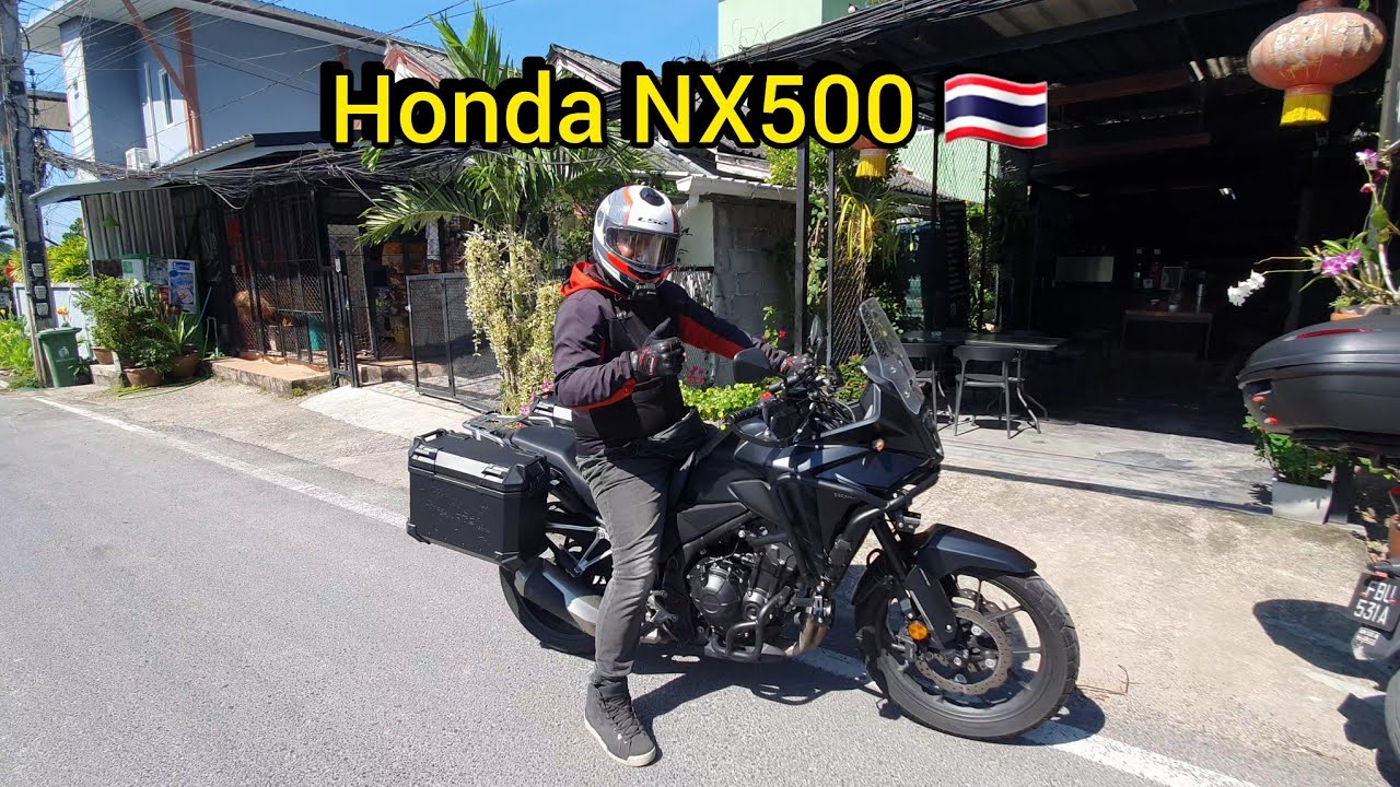 Riding around Phuket and testing Honda NX500 in Thailand. Part 6