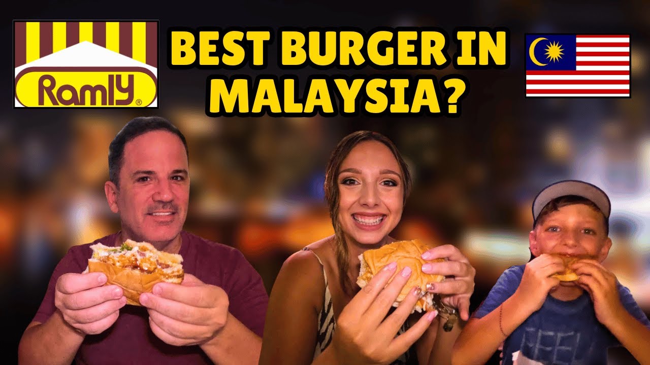 Впервые пробую бургер Ramly! 🍔🇲🇾 Знаменитая уличная еда Малайзии