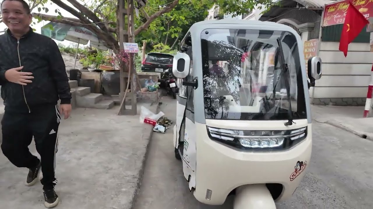 Siêu phẩm xe điện 3 bánh P90 về tay khách hàng Hà nội