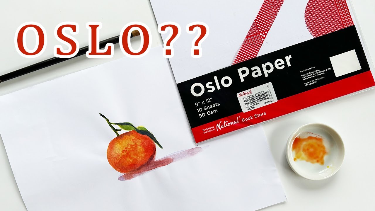 Can You Use Oslo Paper in Watercolor Painting? (Taglish)