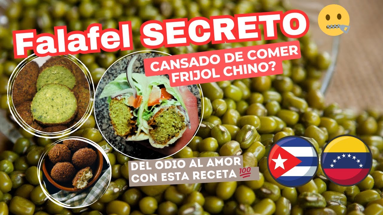 ¡¿CANSADO DE LO MISMO CON FRIJOL CHINO?! 🤔 ¡HAS UN DELICIOSO FALAFEL DE FRIJOL CHINO/POROTOS! 🌯✨