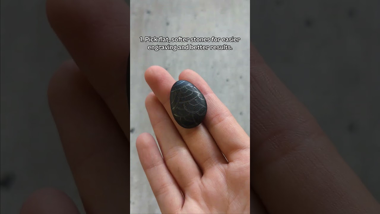 ✨How to engrave on stone? With Resparked, it has never been this easy 🪨 #resparked #diy #engraving