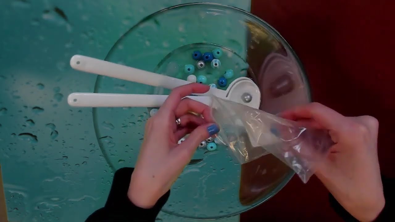 no talking ASMR 💙| Making a Blue soup, wood and water