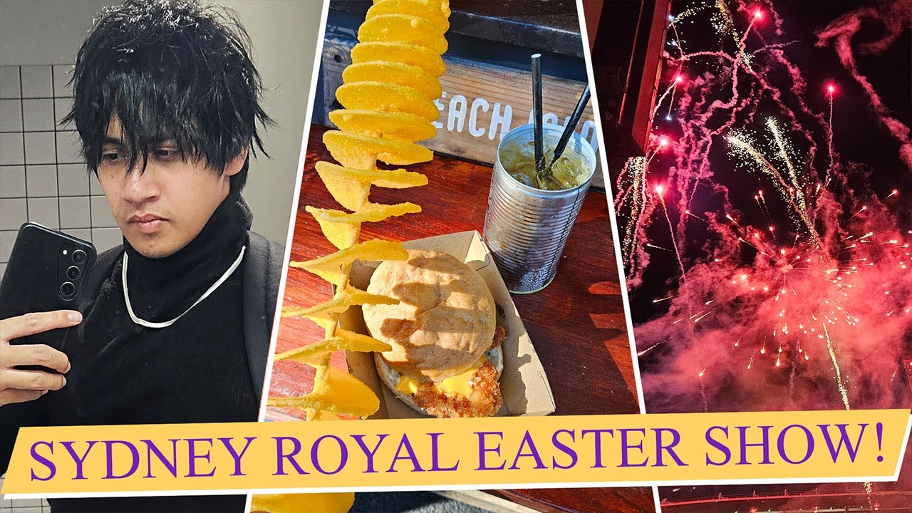 Sydney Royal Easter Show 2025! (MINI VLOG!) 🐷🍩🎆
