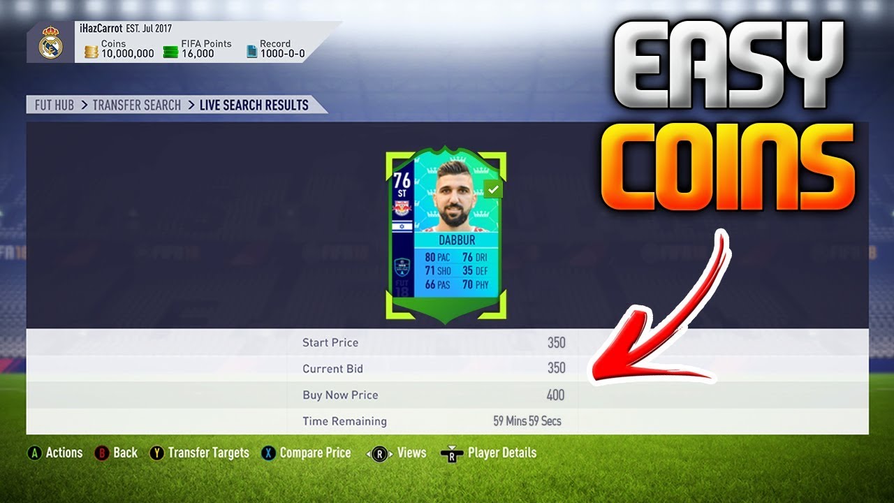 THE BEST WAY TO MAKE COINS RIGHT NOW!!! - FIFA 18 EASY COINS