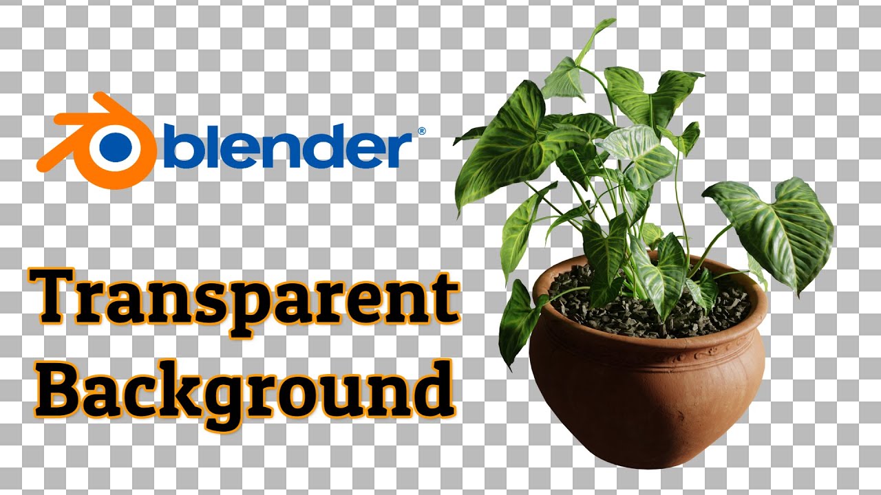 Как визуализировать прозрачные изображения PNG в Blender?