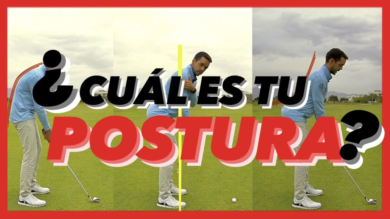 POSTURA DE GOLF ▶︎ postura PERFECTA ✅ y errores típicos ❌