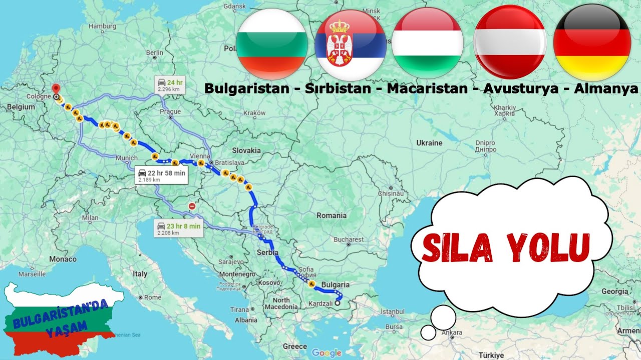 Bulgaristan'dan Almanya'ya Araba ile Yolculuk... #silayolu