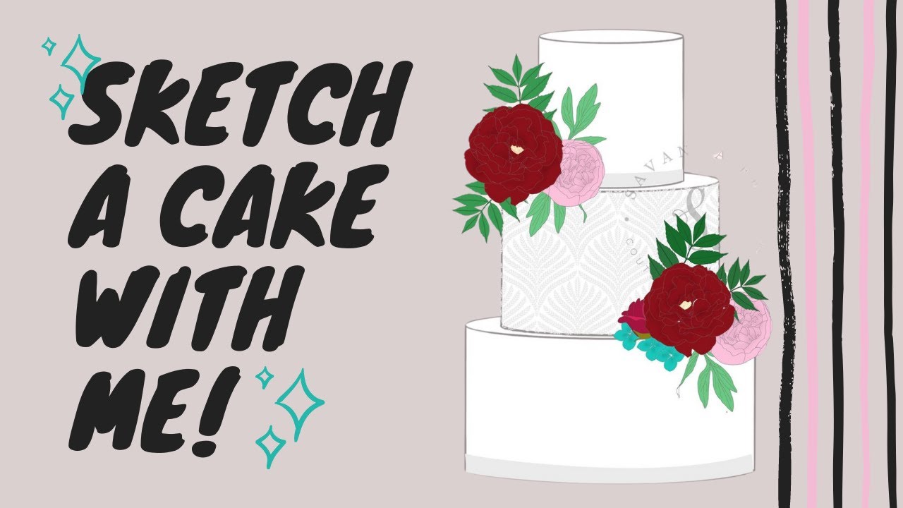 Quick & Easy Cake Sketching with Procreate