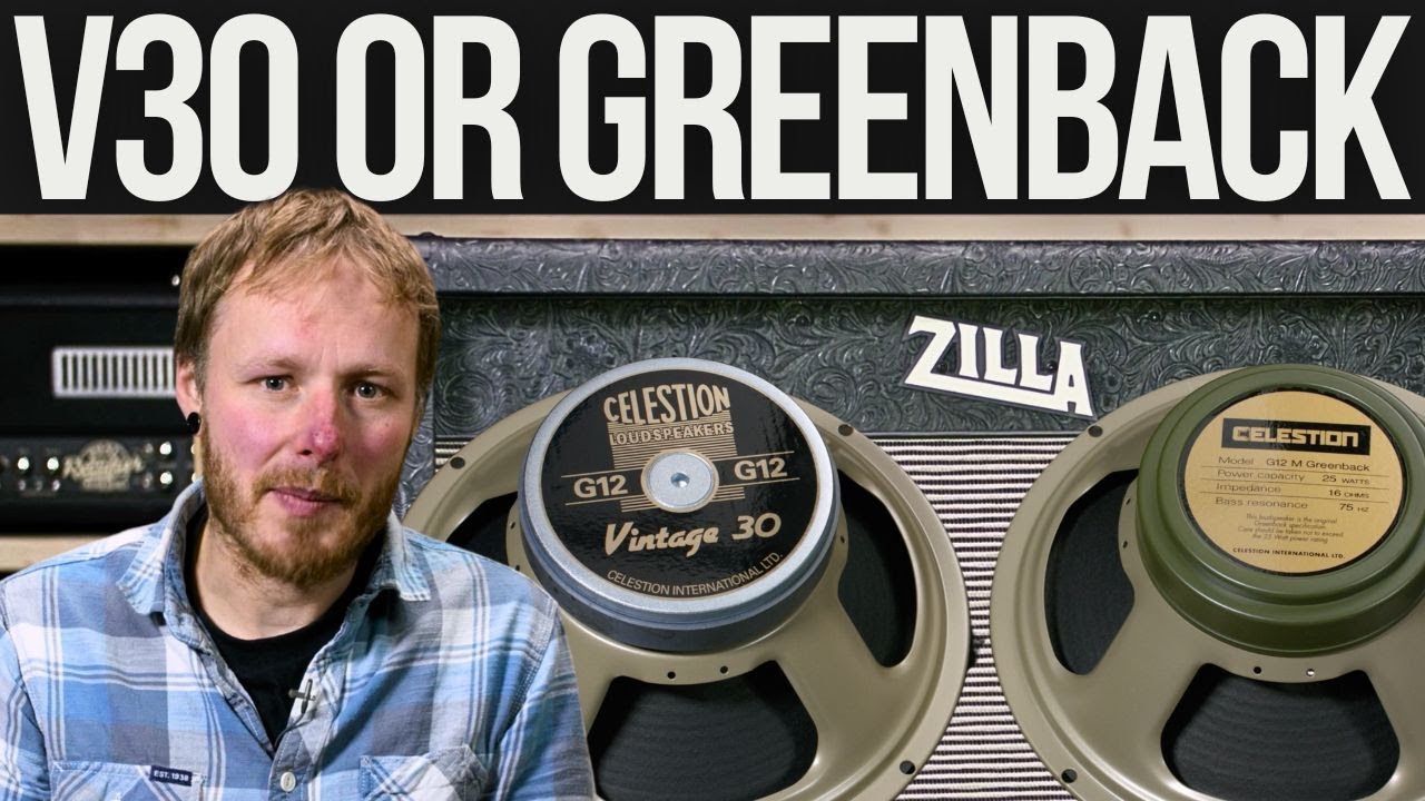 Celestion V30 vs M Greenback - Which speaker reigns supreme?