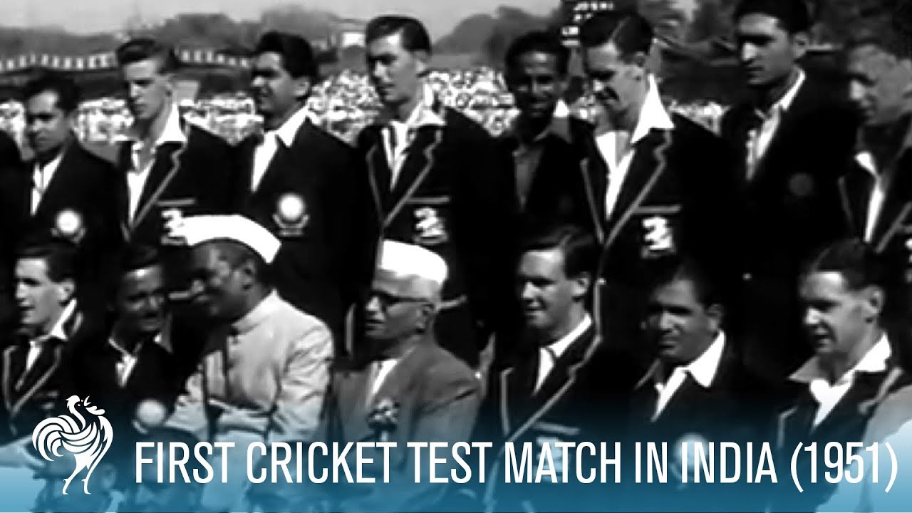 India v England: First Cricket Test Match In India (1951) | British Path&eacute;