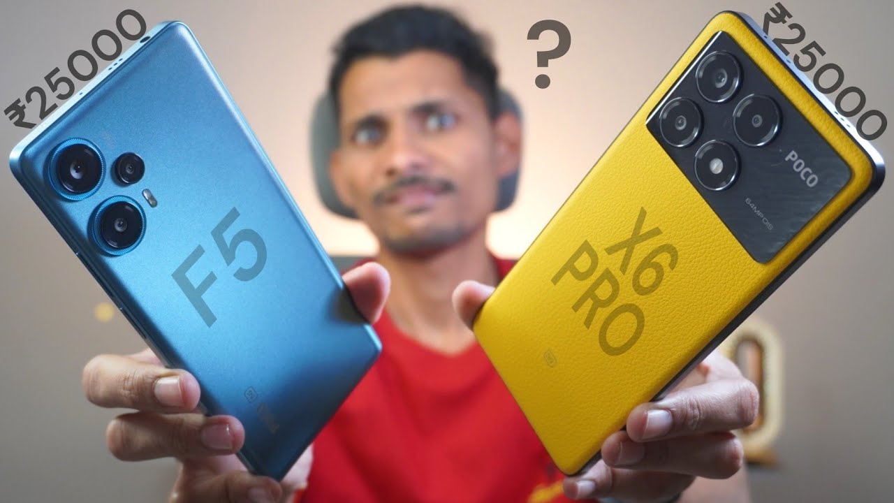 Poco X6 Pro vs Poco F5 // Who is Best Under 25K ??  DM 8300 vs SD 7+ Gen 2 War 😲
