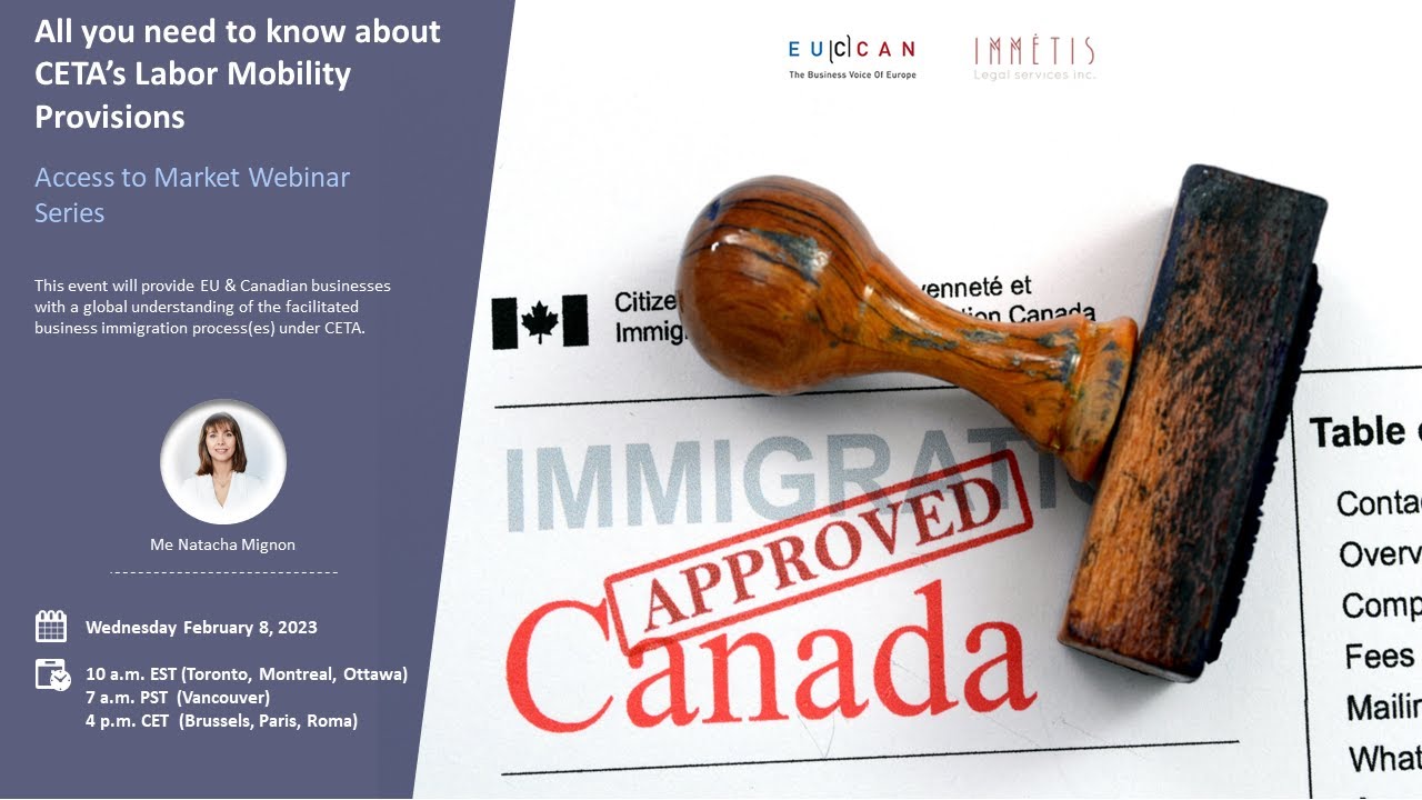 Webinar - All you need to know about CETA&rsquo;s Labour Mobility Provisions