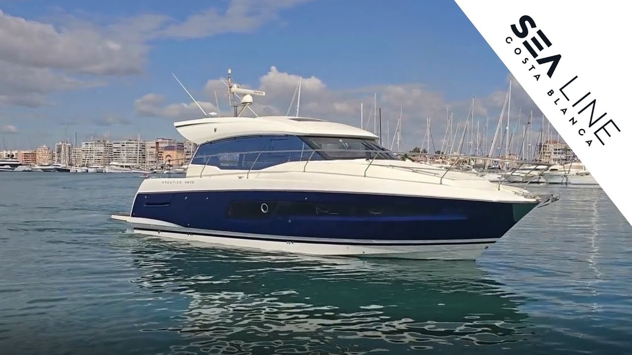 Pre Owned Jeanneau Prestige 460S (As new) for sale available @ Sea Line Costa Blanca in Torrevieja