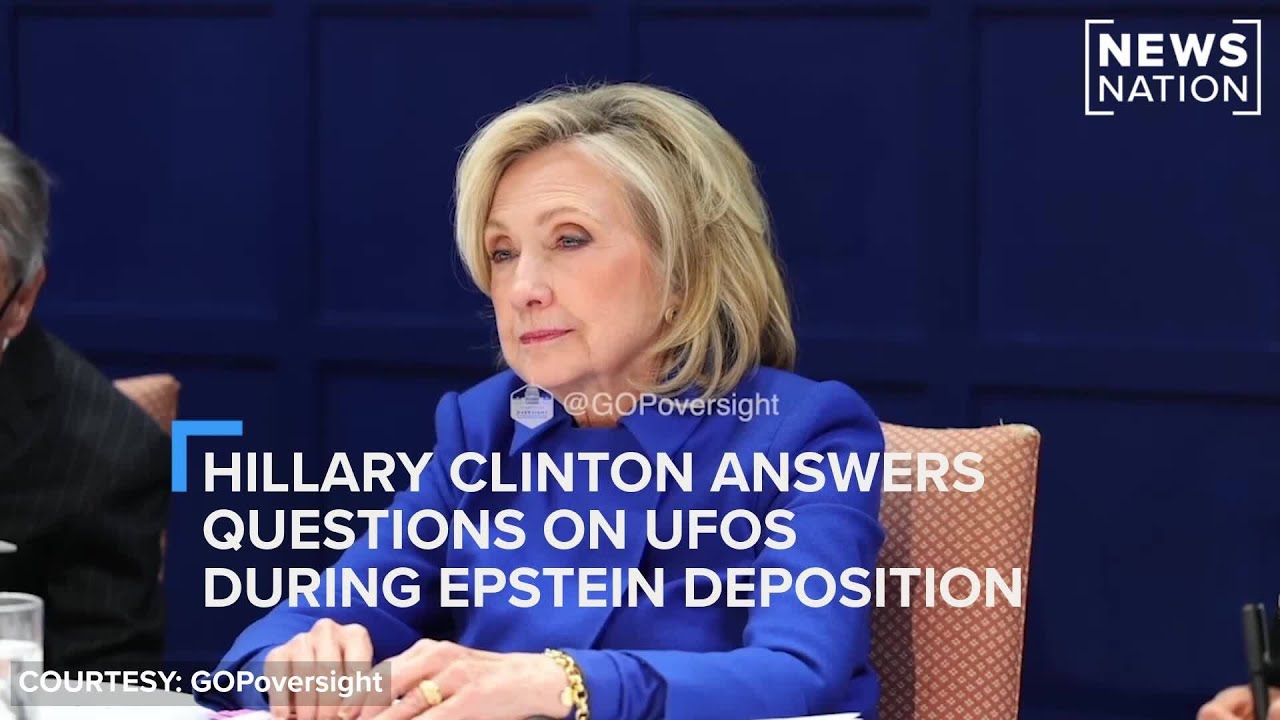 Hilary Clinton answers questions on UFOs during Epstein deposition | NewsNation