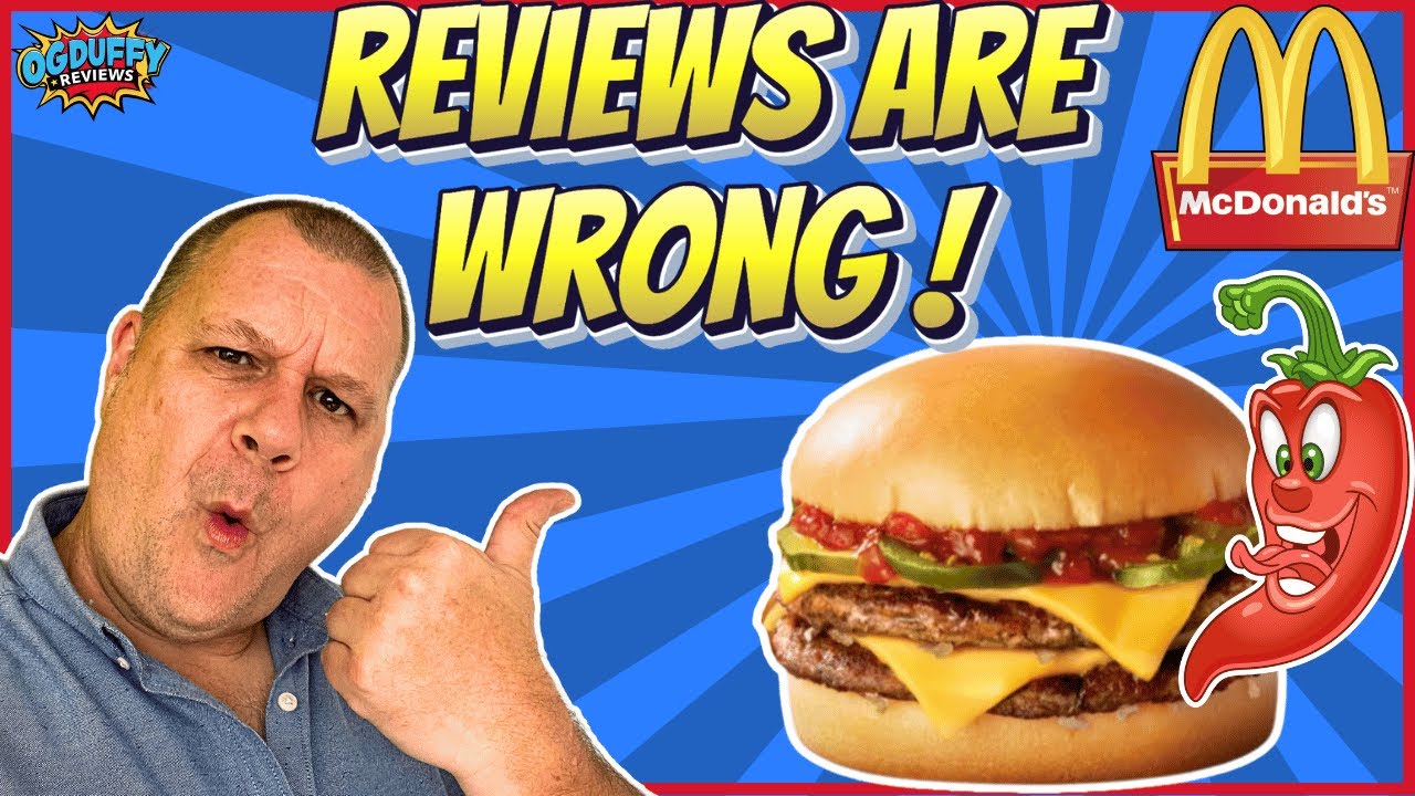 McDonalds Chilli Double Cheeseburger SURPRISING !