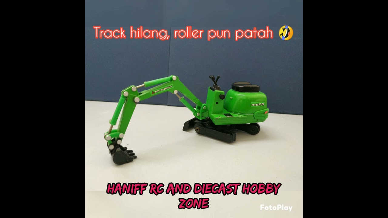 Restoration of diecast MITSUBISHI ME05 mini excavator