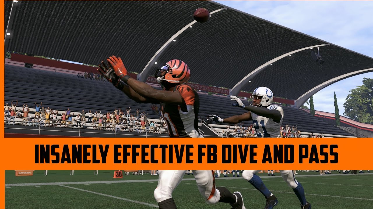 VERY EFFECTIVE FB DIVE + COMPLIMENTARY PLAY ACTION PASS (MADDEN 17)