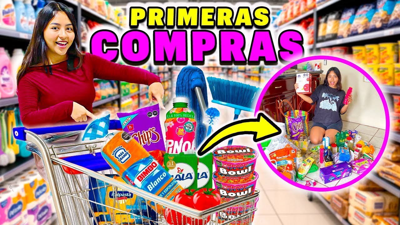 MI SÚPER VIVIENDO SOLA🛒😧| Bris Merlin
