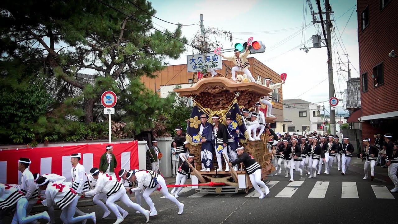 令和7年 10月12日 熊取だんじり祭2日目午後曳行 うでの やりまわし～15時