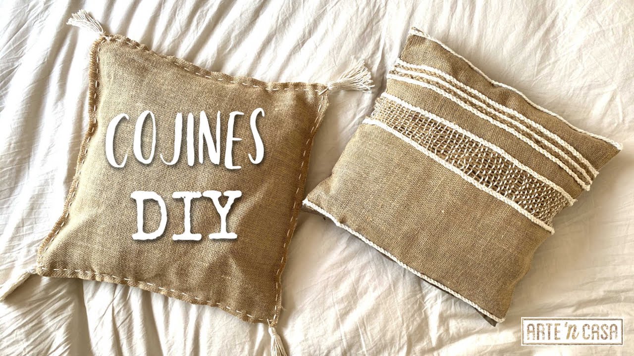 Cojines DIY paso a paso muy fáciles de hacer