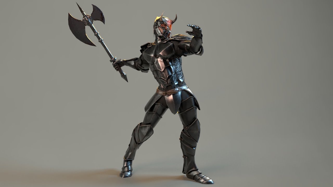 Heavy Dark Knight  Unreal Engine  Epic Skeleton Project