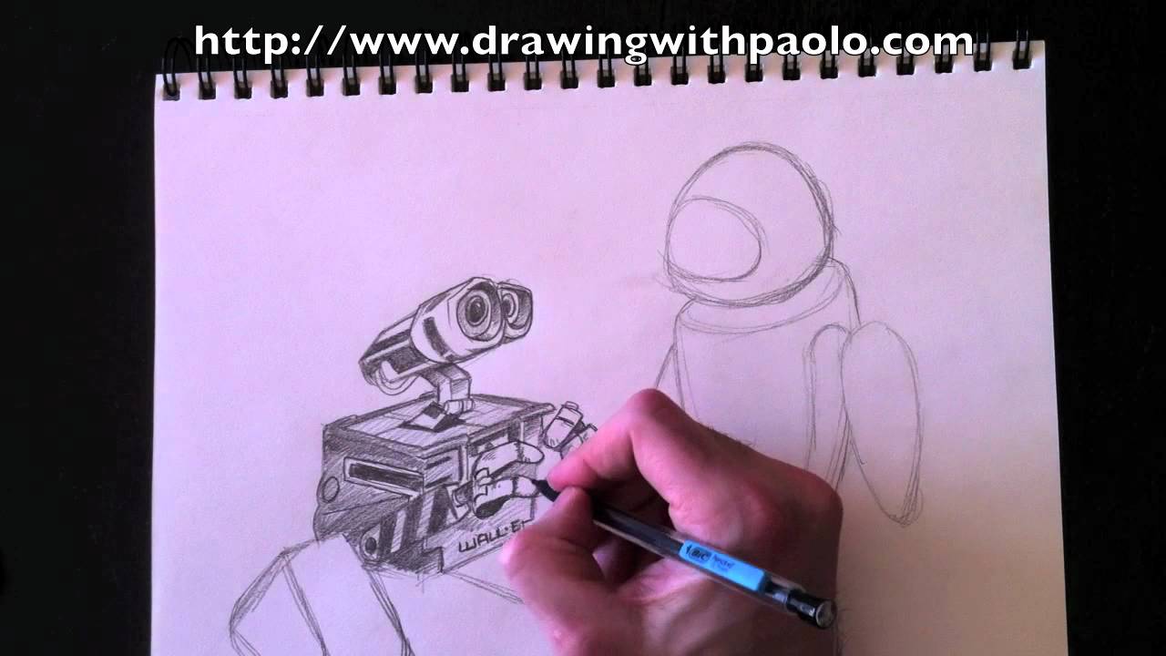 Drawing Wall•E & EVE with Paolo Morrone