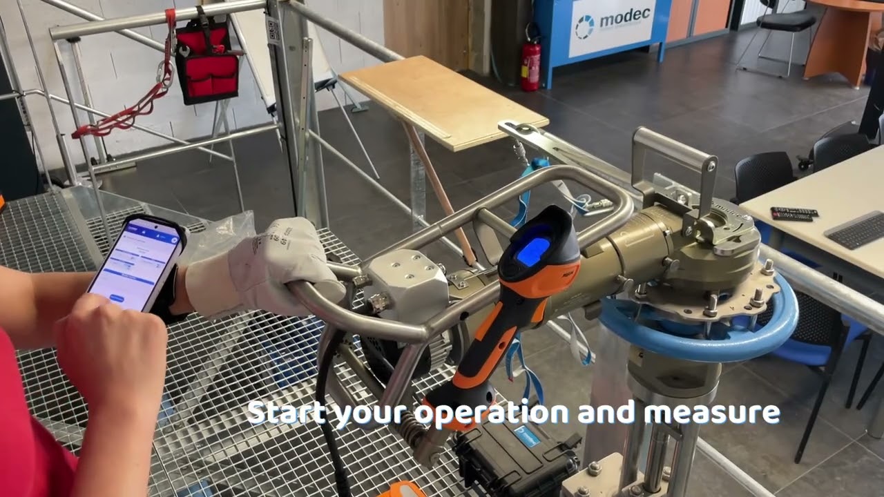 JA73 Portable Valve Actuators with modec connect demo