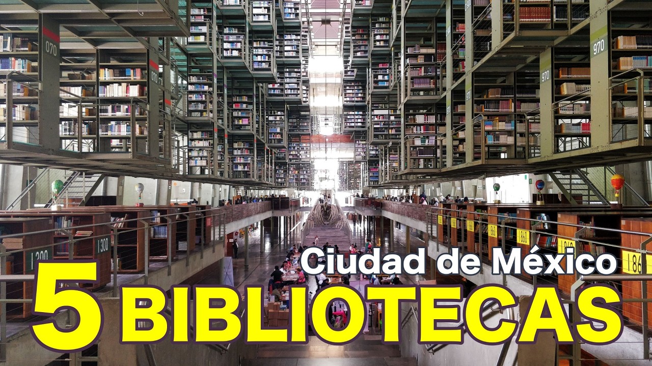 ¡La GRAN RIQUEZA de México resguardada en 5 bibliotecas en CDMX!  2024