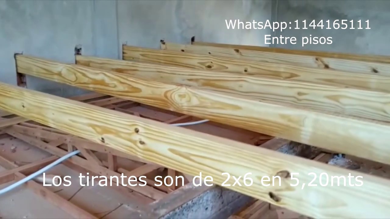 Armado Paso a paso, Entre piso de madera