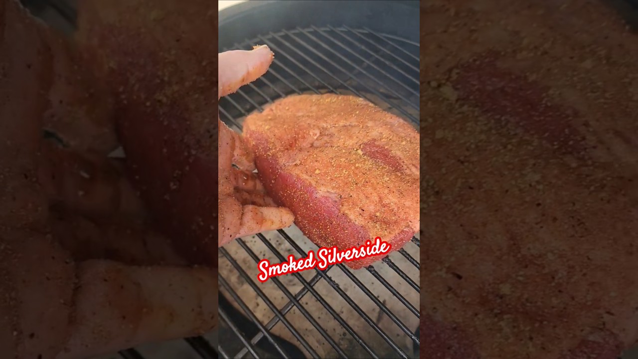 Not boiled! Smoked Beef Silverside.  #smokegrill #biggreenegg #slowcooked #beef #Silverside #bbq