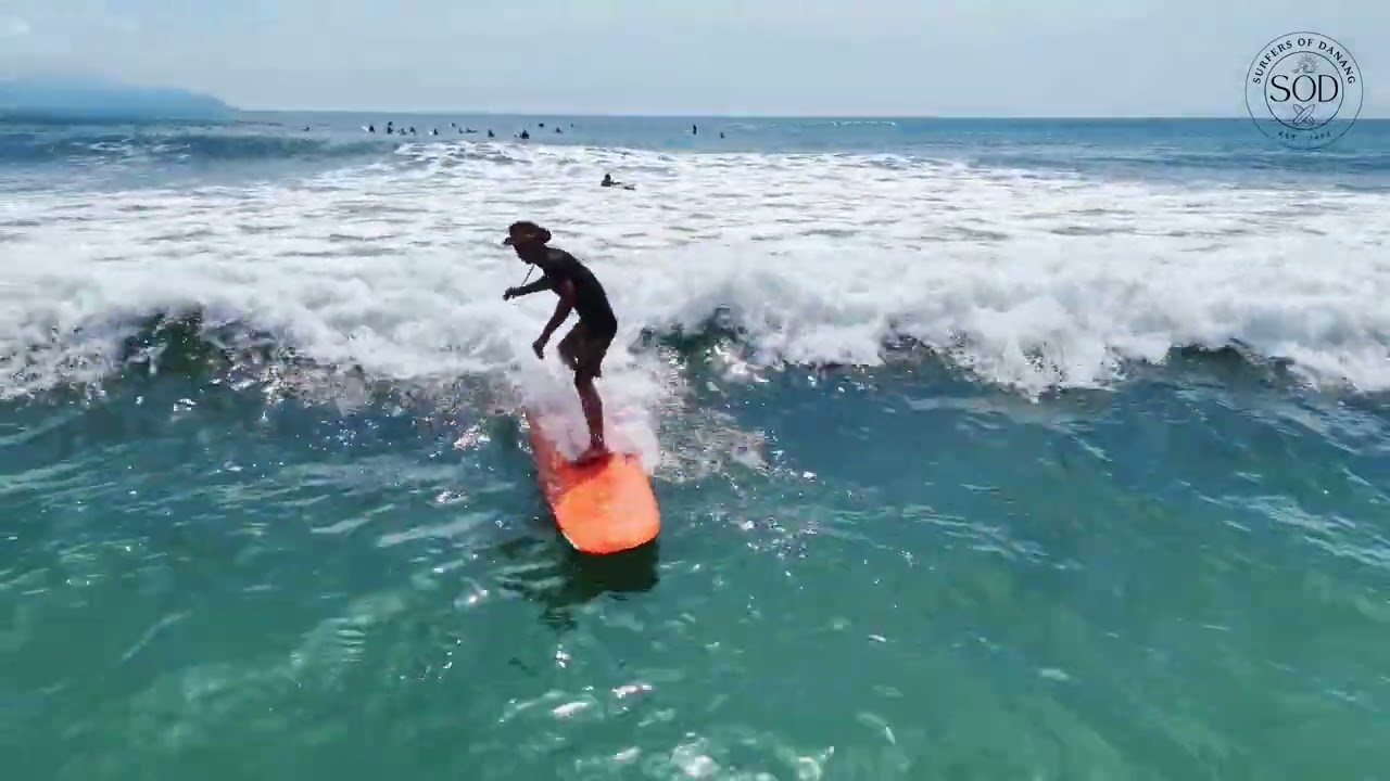 Highlight Surfing at My Khe Beach - Summer Swell- Da Nang City - May 2025 ( End )