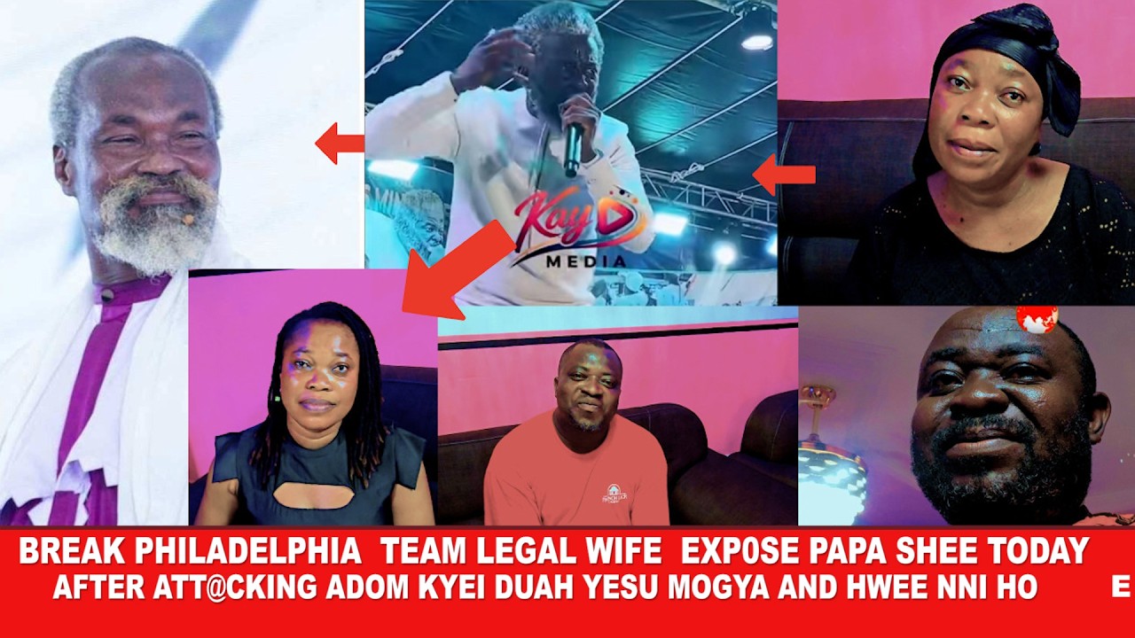 EII Philadelphia team legal wives exp0se Papa Shee today after att@cking Adom kyei Duah Yesu Mogya a