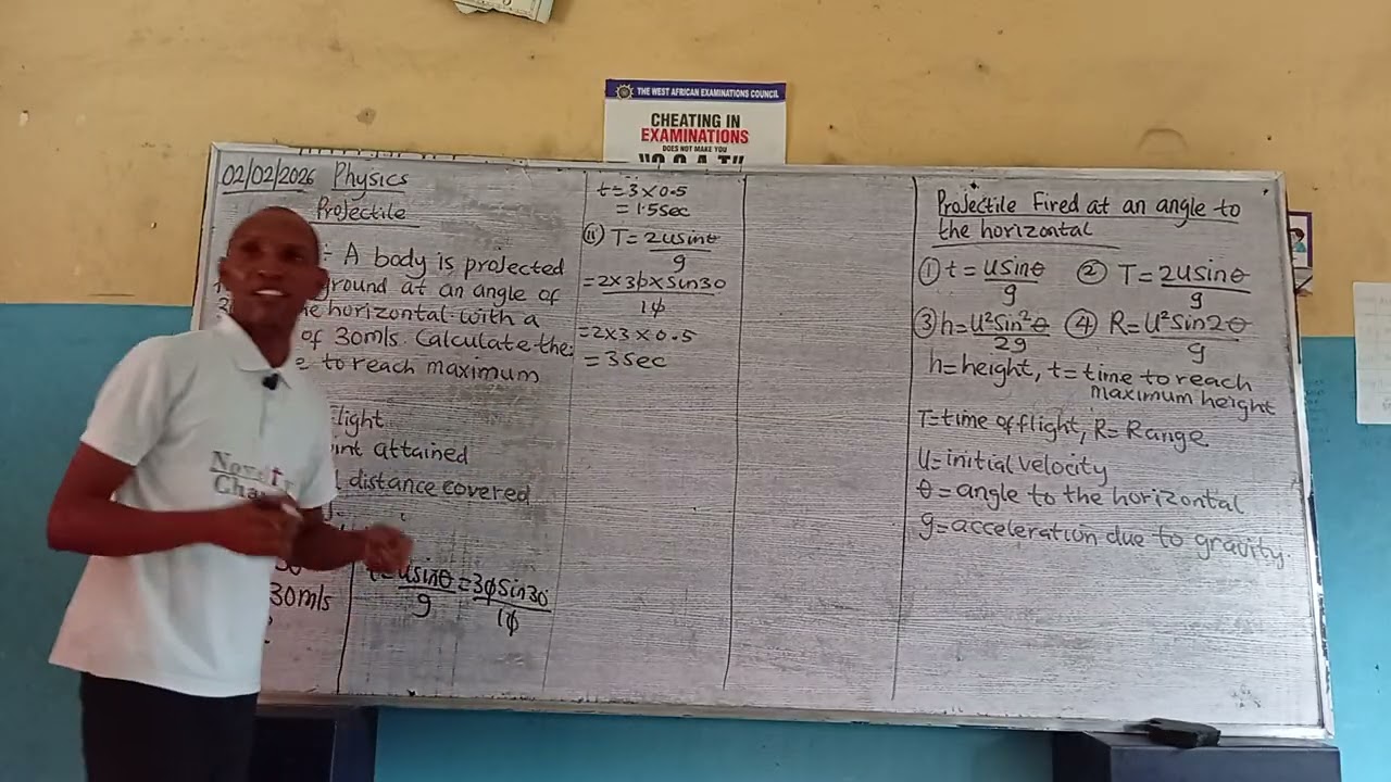 How to solve projectile problems #onlinetutorial #viral #seo