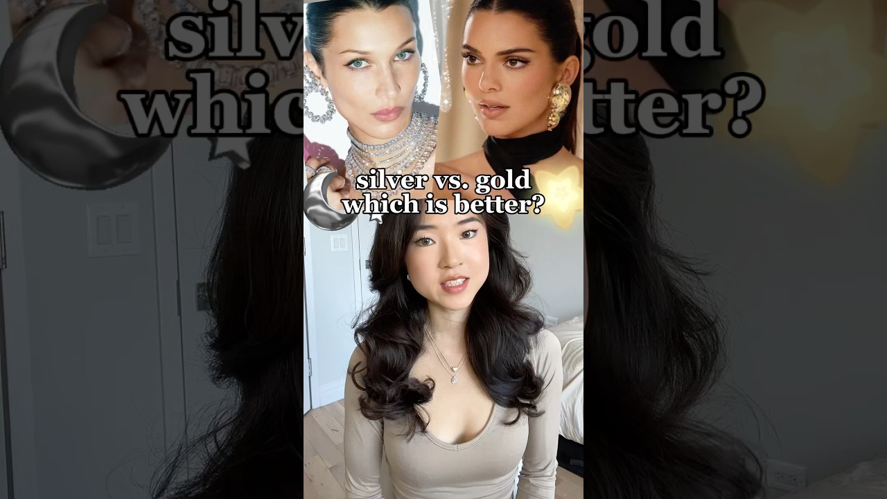 Silver vs gold jewelry 🔗✨#styletips #jewelry #jewellery #fashiontrends#fashion  #beautytips #beauty