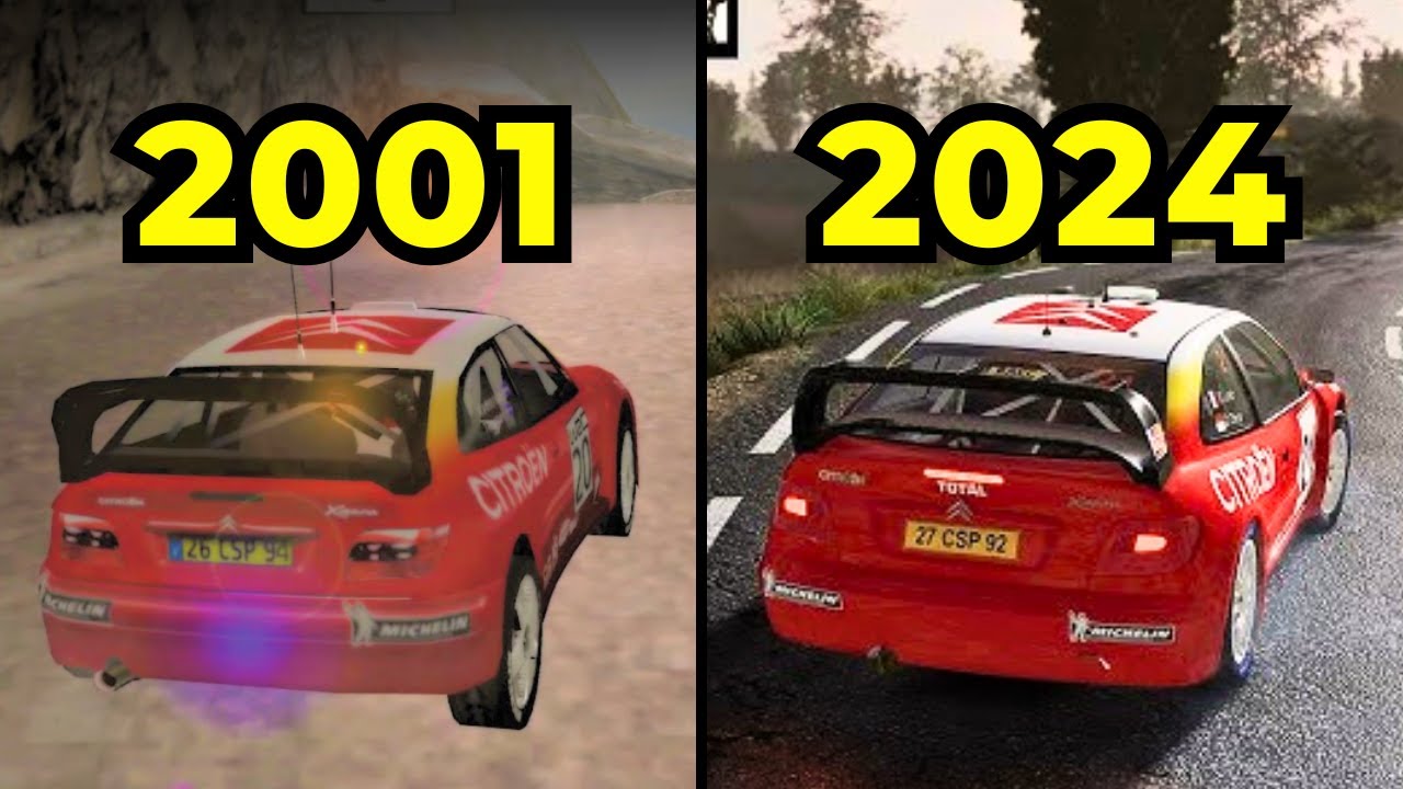 Evolution of WRC Games (2001-2024) (4K)