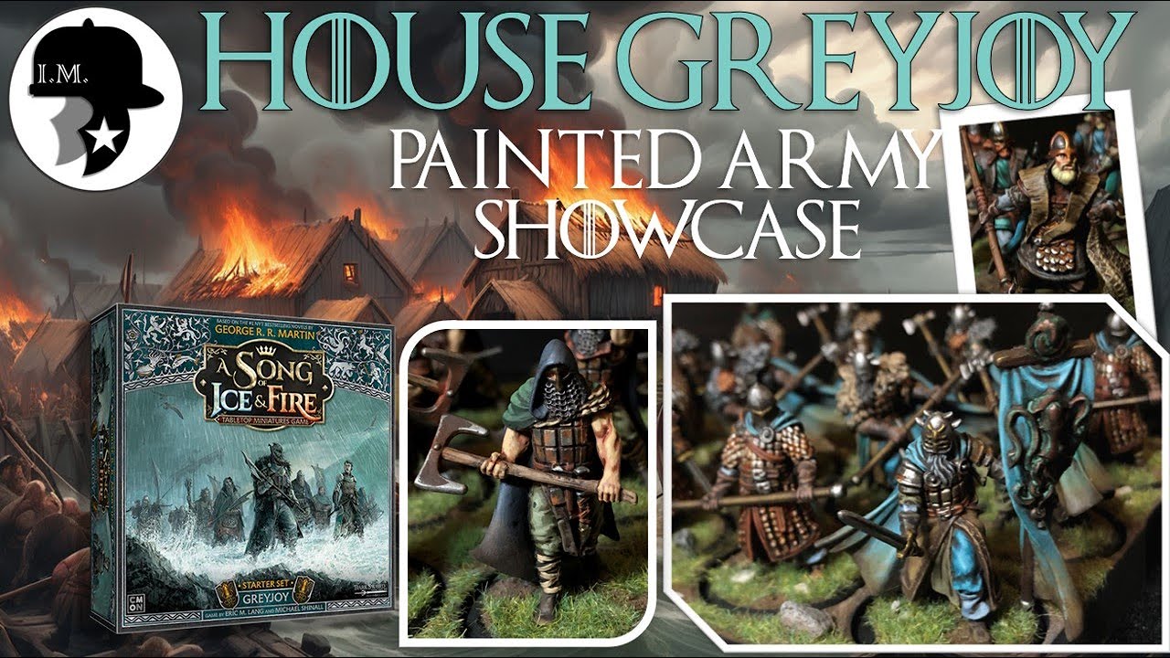 ASOIAF Greyjoy Faction - Painted Army Showcase -