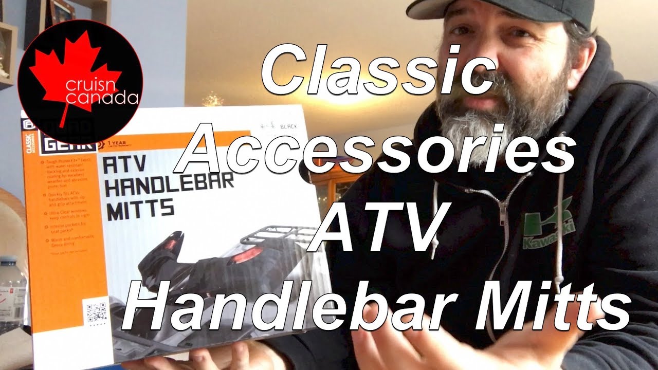 Keep Your Hands Dry and Warm - Classic Accessories ATV Handlebar Mitts