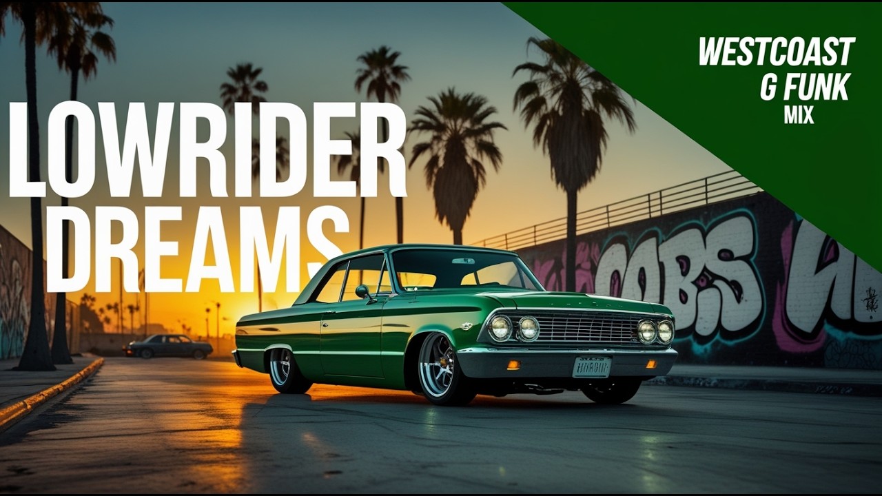 Lowrider Dreams 🌴 West Coast G-Funk Mix | 90s Hip Hop Classics for Sunset Cruise Vibes