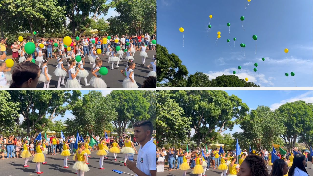 Chegamos na cidade com festa/ 7 de Setembro/ Foi Lindo