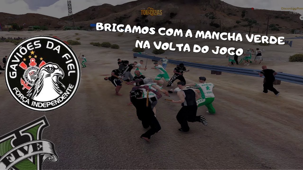 1 DIA DE GAVIÕES DA FIEL NO GTA RP, DIA DE JOGO DO CORINTHIANS 🖤🦅 - GTA RP