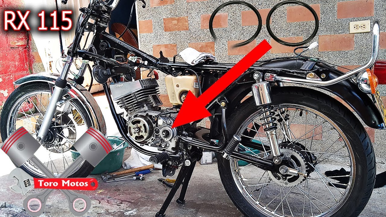 Yamaha RX 115 Cambiar Retenedor Y Oring Del Piñon De Salida