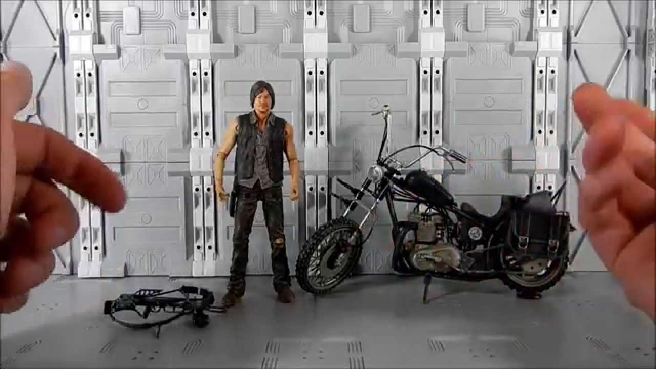 McFarlane Toys Walking Dead Daryl Dixon with Chopper Deluxe Boxed Set Review