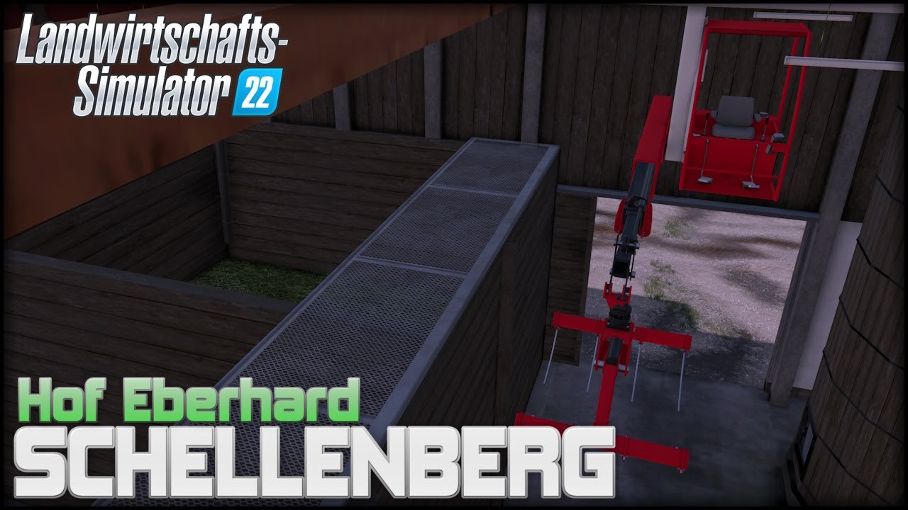 LS22 SCHELLENBERG Lets Test #025  / HEUKRAN in der HEUTROCKNUNG am Hof Schellenberg