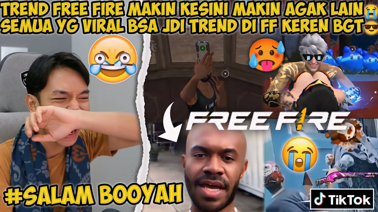 TREND FREE FIRE MAKIN KESINI MAKIN NYELENEH🤣 SEMUA YANG VIRAL DI TIKTOK BISA DIIKUTIN SAMA EPEP😭