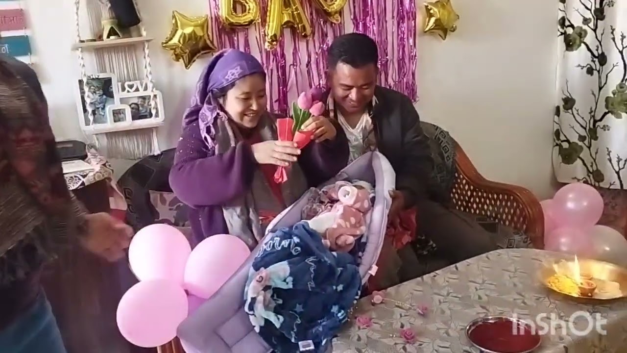 मेरी नातिनी का नामकरण संस्कार 